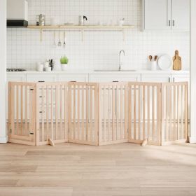 Dog Gate Set of 6 Natural wood Poplar wood